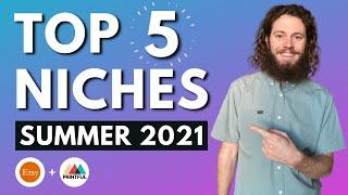 Top 5 Trending Shirt Designs 2021 (MOST PROFITABLE NICHES ON ETSY)