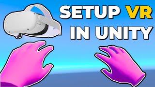 How to Setup a VR Game in Unity - VR Rig & Animated Hands!