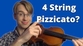 Pizzicato On Multiple Strings - Pluck More Than One String On The Violin