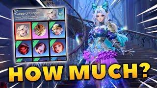 HOW MUCH IS SELENA ZENITH SKIN? SELENA CURSE OF CINDER SKIN DRAW EVENT! - MLBB