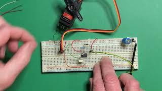 Simple Servo Tester - 555 timer based