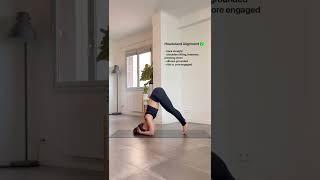 Headstand Alignment DO & DON'T