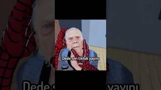 dedem yayıncı olmuş #spiderman #oyun #vr #komik #ehmalvr