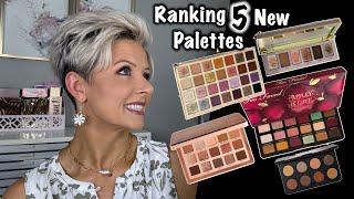 Ranking 5 NEW Palettes | Tutorial with My Top Pick