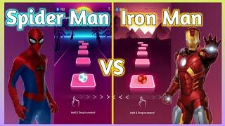 Tiles Hop - Spider-Man Theme Song Trap Remix VS Iron Man Armored Theme Song. V Gamer