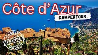 Im Wohnmobil entlang der Côte d'Azur  | Traumhafte Campertour durch Südfrankreich 