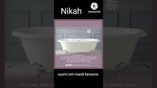 Sunnah Mandi Bersama Suami Istri sesuai Hadits..