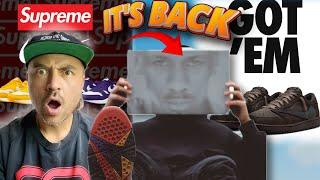 the return of the FACEBOX! 120k pairs of velvet browns! Supreme Air max for 2025? plus more news!