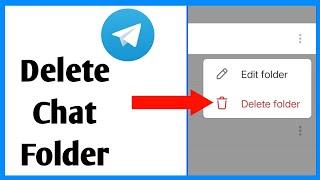 Telegram Chat Folder Delete | How To Delete Chat Folder Telegram