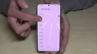 Samsung Galaxy S23: How to change the language? (also the local dialect)