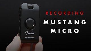 Fender Mustang Micro: Record to iPhone, iPad or Computer