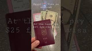 Egypt  Visa on Arrival Cairo #egypt #visa #cairo