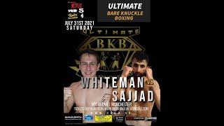 Joel Whiteman vs Mhiran Sajjad UYltimate #bareknuckle #boxing full #fight footage