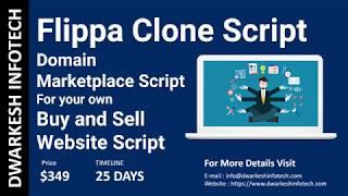 Flippa Clone Script : Best Domain Marketplace Script & PHP Buy and sell website script 2018