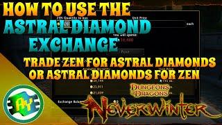 Neverwinter: How To Use Astral Diamond Exchange (Xbox One)