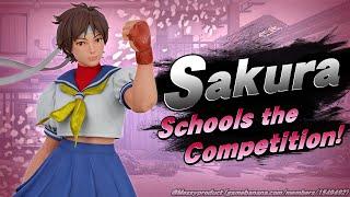 Super Smash Bros. Ultimate Street Fighter Sakura Ryu Mod Showcase