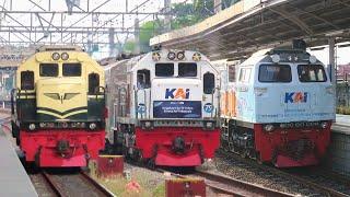 RAMAINYA KERETA API DI JAKARTA EDISI AWAL NOVEMBER 2024 : Lokomotif Livery Vintage & MASINIS RAMAH !