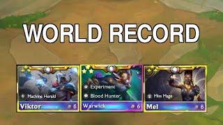 *World Record* I Got ALL 3 Star 6 Cost⭐⭐⭐ !? | TFT Into the Arcane