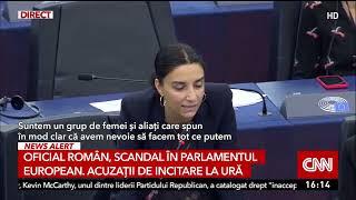 Chris Terheş provoacă scandal în Parlamentul European după un discurs împotriva identităţii de gen