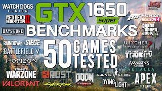 GTX 1650 Super | 56 games tested | highest settings 1080p benchmarks!