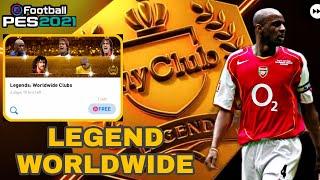 LEGEND Worldwide Clubs Box Draw | Pack Opening | Pes 2021 Mobile