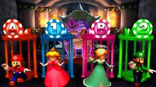 Mario Party The Top 100 Minigames - Mario Vs Peach Vs Rosalina Vs Luigi (Master Difficulty)