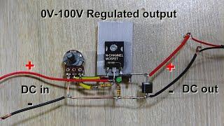 How to make adjustable Voltage regulator with Mosfet