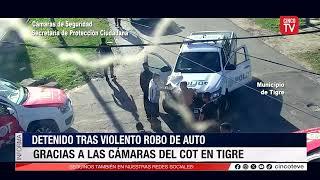 CINCO TV - DETENIDO GRACIAS A LAS CÁMARAS DEL COT: ROBÓ UN AUTO EN TRONCOS DEL TALAR