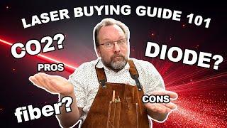 What kind of Laser should you buy?  Fiber? CO2? Diode? Buying guide.