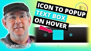 Divi Theme Icon To Popup Text Box On Hover 