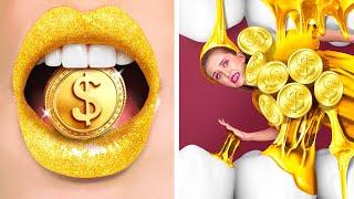 What if Money Were People? Crazy Relatable Situations & Funny Moments by 123 GO!