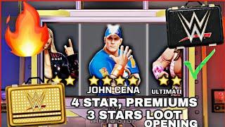 4 STAR LOOTCASE & PREMIUMS & 3 STAR LOOTCASE OPENING  | WWE MAYHEM