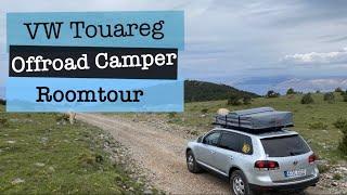 ROOMTOUR 4x4 Offroad Camper - VW Touareg mit Dachzelt Campwerk Adventure 165 Review