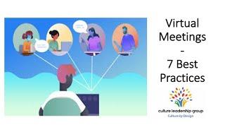 Virtual Meetings - 7 Best Practices