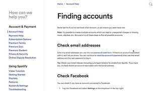 How to FIND LOST SPOTIFY ACCOUNT?
