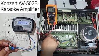 ECE 11 - Repairing Konzert AV-502B Amplifier in Davao Philippines