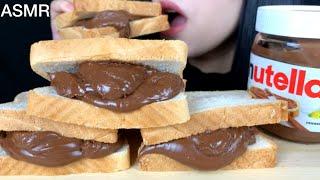 ASMR  NUTELLA SANDWICH  | MUKBANG (Eating Sounds)