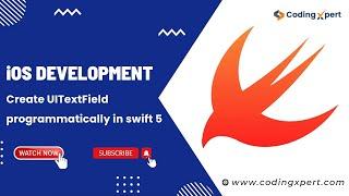 Create UITextField programmatically in swift 5 | Xcode