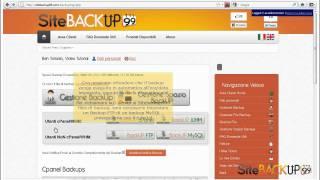 Backup Automatico sito web via  Mysql