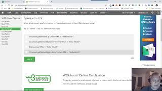 W3Schools Javascript walk through 1