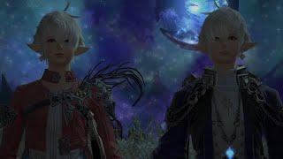 FF14 Endwalker: Alisaie and Alphinaud makes a path