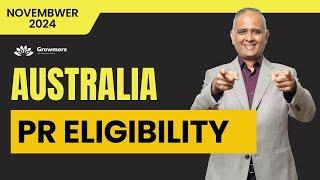 Australia PR Eligibility – November 2024 Updates by Growmore #hindi