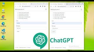 Build an ASP.NET Core application using ChatGPT AI