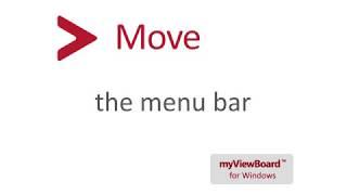 Move the menu bar