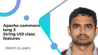 Apache commons lang 3 String Util class features