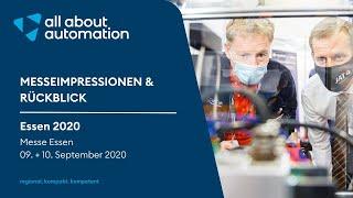 all about automation Essen 2020 // Messeimpressionen und Rückblick