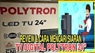 How to search for polytron PLD 24V0853 digital tv broadcasts