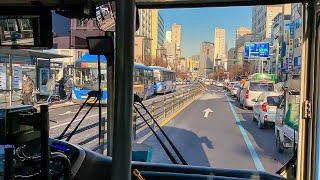 [4K] Seoul City Bus 272 Driving Tour POV Changgyeonggung to Cheongnyangni 서울 272번 시내버스 주행영상