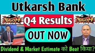 utkarsh small finance bank newsUtkarsh small finance Bank share utkarsh bank Q4 results 2024