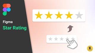 Star Rating Component on Figma